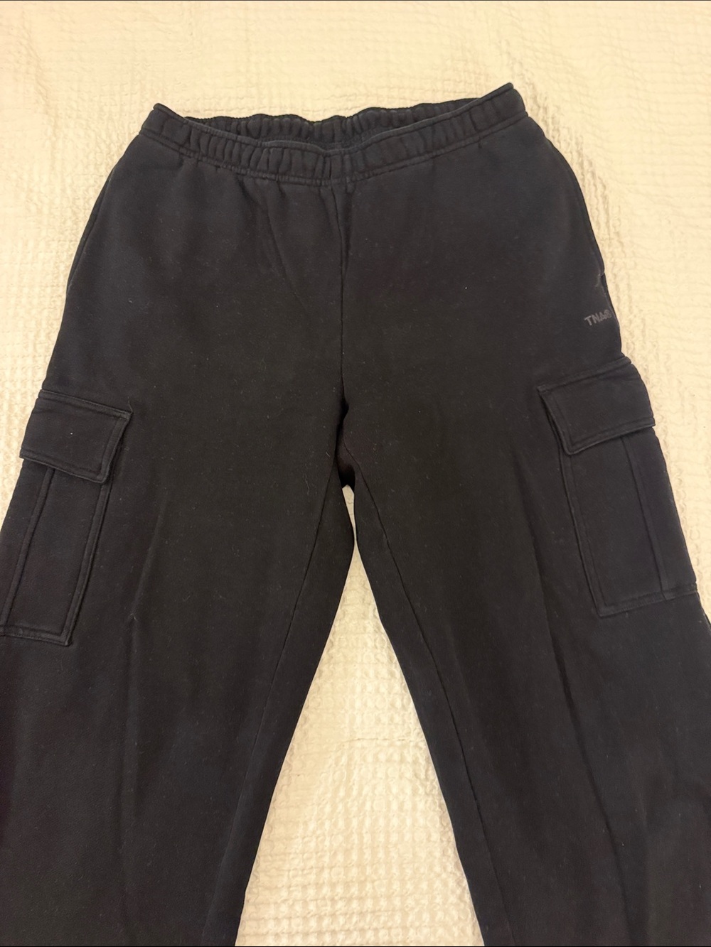 TNA Black Cargo Track Pants